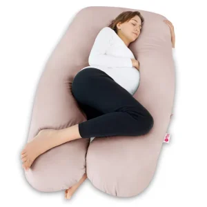 Pregnant Women’s U Shaped Body Support Pillow Polyester Cotton 80x150cm Multifunctional Knitted Detachable Washable Maternity