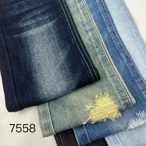 Premium 10.5oz Cotton Slub Stretch Raw Denim Fabric for Jeans Jackets & Apparel DIY Sewing by the Yard
