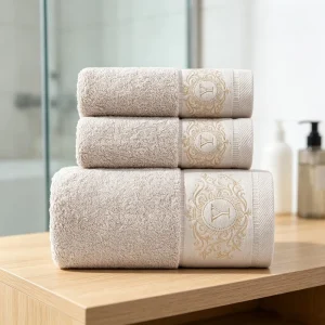 Premium 100% Cotton Bath Towel Set High Quality Factory Price Custom Size Luxury Logo Free Design Eco Friendly Hotel Towels