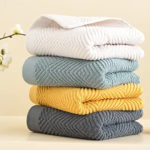 Premium 100% Cotton Large Bath Towel Super Absorbent Soft Hotel Quality for Adults Home Bath Essentials Bulk Bath Washcloths