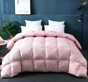 Premium 100% Cotton Shell Duck Down Duvet Queen Size High Loft Warm Four Seasons Fluffy Quilt Insert