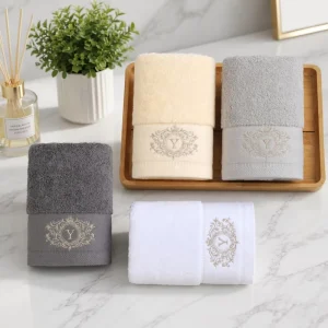 Premium 100% Cotton Towel Set Fluffy Gentle Skin Friendly 5 Star Hotel Towel Household Workout Daily Use Face Hand Bath Towel