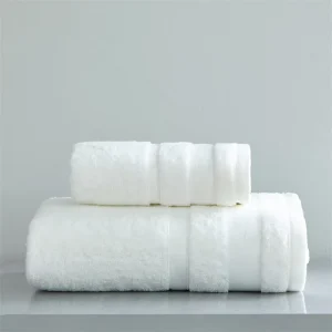 Premium 100% Cotton Woven Bath Sheets Set for Luxury Hotels Home Use Ultra Soft Quick-Dry