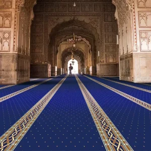 Premium 100% Nylon Wall to Wall Church Carpet Mosque Carpet Roll 4m Cut Pile for Home Prayers Made Turkey Muslim Carpet
