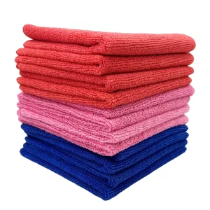 Premium 30x30cm Absorbent Microfiber Cleaning Cloth for Household Furniture Floor Dusting Kitchen Drying Polishing Reusable