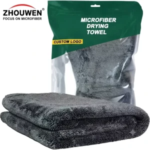 Premium 500 GSM Twisted Loop Microfiber Drying Towel Extra Large Super Absorbent Scratch Free for Car Detailing