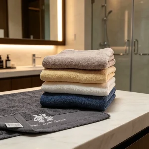 Premium Absorbent Cotton Bath Towel High Quality Thickened Pure Cotton Custom Logo Spa Salon Hotel Amenity Cotton Towel