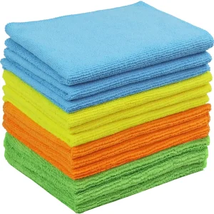 Premium All-Purpose Microfiber Cloths Highly Absorbent Lint-Free Kitchen Car Detailing Glass Table Wiping Bag Packed