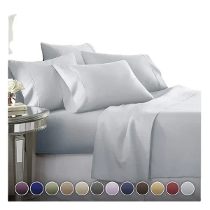 Premium Bedding Sets Fitted Sheet Set 100% Microfiber 4pcs Soft Easy Wash