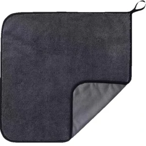 Premium Braided Edge Microfiber Car Towel Thick Tightly Twisted Weave Ultra Absorbent Detailing Towel Lint Free Seamless Finish
