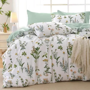 Premium Breathable Microfiber Bedding Set Print Duvet Cover Set