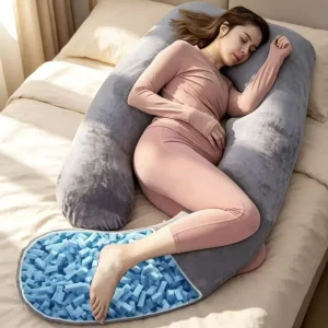 Premium Bulk Household High Quality Maternity Memory Foam Column Full Body Pillow for Pregnant Women Adults Sleeping Custom Logo
