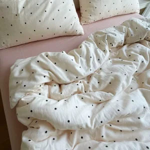Premium Cotton Double Layer Gauze Waterproof Bedding Four Piece Set Soft Warm Bed Linen for Household