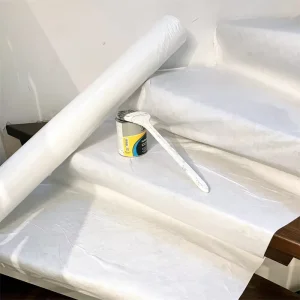 Premium Covering Fleece 1 X 25 m 160gsm White Sticky Felt