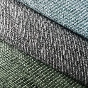 Premium Durable Textured Breathable Eco friendly 100% Polyester Woven Sofa Upholstery Fabric Anti Pill Stain Resistant Features