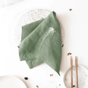 Premium Fabric Green Napkins Napkin Holder Durable Table Cost Effective Daily Dining Decorative Table Supplies