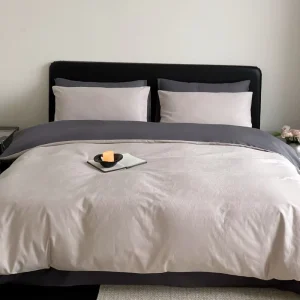 Premium Feel 100% Cotton Jacquard Luxury Bedding Set 4-Piece Washable Customizable Factory Price Modern Style Bedding Set