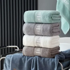 Premium Gift Box 100% Cotton Bath Towel 70*140cm Luxury Soft Absorbent Custom Logo Bath Sheet