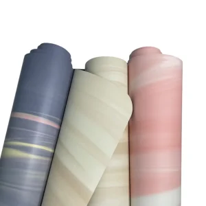 Premium High Density Exercise Mat for Pilates Fitness & Home Workout Luxury Colorful Print Matte PU Natural Rubber Yoga Mat