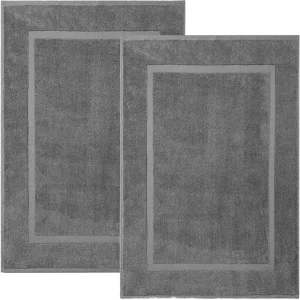 Premium Hotel Collection Thickened Cotton Bath Shower Entrance Mat Super Absorbent Non Slip Door Mat Machine Washable