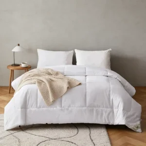 Premium Hotel Quilted Comforter Cotton Reversible Eco Friendly Breathable Custom Sizes Available Holiday Home Bedding