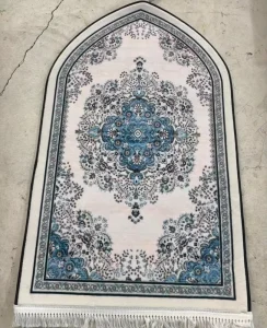 Premium Islamic Muslim Memory Foam Prayer Rug Thick Soft Flannel Islamic Sajadah 3D Printing Prayer Mat for Men Women