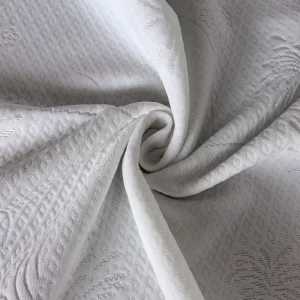 Premium Jacquard Knitted Mattress Fabric 240GSM Soft Breathable Mattress Ticking Fabric with Custom Design for Bedding