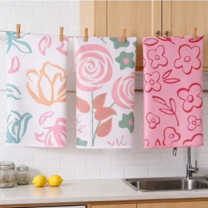 Premium Kitchen Towels Microfiber Absorbent Soft for Dishwashing Cleaning China Manufacturer Bulk Towel Set