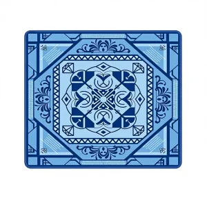 Premium Luxury Mat for American Mahjong & Poker Waterproof Easy Wipe Non Slip Silent Multi Functional Natural Rubber Pad