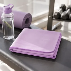 Premium Microfiber Towel 80x130cm 205g Antibacterial Overlock Stitching Sport Towel for Gym Bathroom and Workout