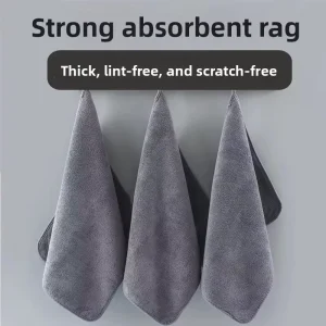 Premium Multipurpose Soft Microfiber Cleaning Cloth Super Absorbent Lint Free Stain Resistant Cloth for Kitchen Home Car Wash