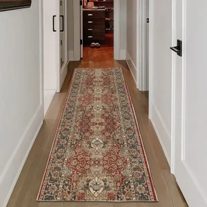 Premium Non Slip Corridor Runner Rug Traditional Modern Bohemian Designs Washable Polyester Carpet for Home Hallway