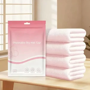 Premium Non Woven Hair Towel Quick Dry Absorbent Hair Wrap Lint Free Hypoallergenic for Women Men Kids Home Hotel Travel Spa
