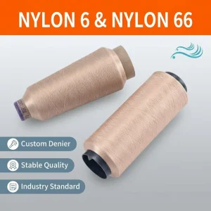 Premium Nylon 6 DTY 70D 24F 2 High Elastic Polyamide Yarn Ready To Ship For Garment Accessories