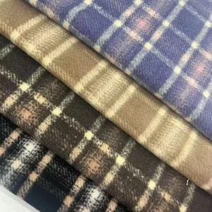 Premium Organic Sheer Tweed Fabric 450G/M Woven Wool Flannel Heavyweight for Home Textile & Bag Use
