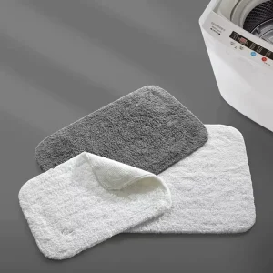 Premium Organic Woven Solid Color Cotton Bath Foot Mats & Towel Sets for Hotel Use Comfort & Style
