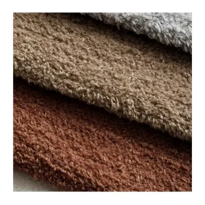 Premium Plush Textured Wool Acrylic Mixed Fabric Sofa Upholstery Fabric Textile Raw Material