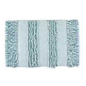 Premium Polyester Non Slip Bath Mat with Rubber Backing for Bathtub and Shower Area