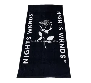 Premium Quality 100%Cotton Full Color Custom Design Beach Towel Body Drying Towels Swimming Spa Travel Yoga