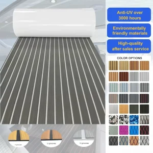 Premium Quality Eva Foam Non Slip Self Adhesive Boat Deck Mat for Fish Boat Sea Synthetic Teak Faux Teak Marine Decking Carpet