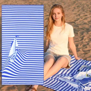 Premium Quality Print Oversized Ultra Soft Microfiber Beach Towel Quick Dry Lightweight Sand Free for Travel Swimming