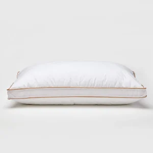 Premium Quality Super Soft Fluffy Gusseted Bed Throw Pillow with Piping