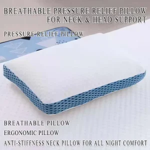 Premium Slow Rebound Memory Foam Body Pillow with Washable Cover Neck Pain Relief & Sleeping Support Hotel Pillows