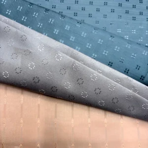Premium Small Jacquard Twill Woven Fabric Customized Pattern & Color for High-End Apparel Lining