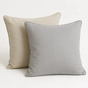 Premium Sofa Throw Pillow Insert Soft White Duck Feather Fill Cotton Fabric Customizable for Camping Nursing Home Decor