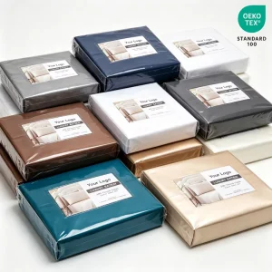 Premium Soft Breathable Luxury Bedding Set 4 Piece Bed Sheet Set for Hotel
