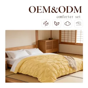 Premium Soft Microfiber 3PC Comforter Set Lightweight Quilted Bed Set with 2 Pillow Shams Wrinkle & Fade Resistant Bedding