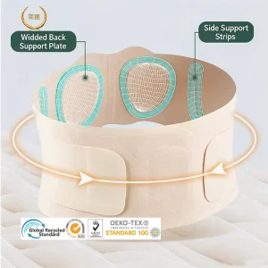 Premium Sports Waist Protector Ultra Thin & Breathable Support Belt for Fitness Shapewear & Posture