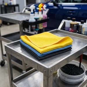 Premium Tavelya HW WT 3D Waffle Weave Microfiber Towel Honeycomb Pattern Lint Free Absorbent Professional Auto Car Wash