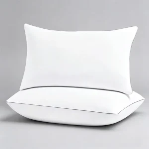 Premium Woven Cotton Pillow Case Skin Friendly Comfortable Bed Pillow Cover for Daily Use
